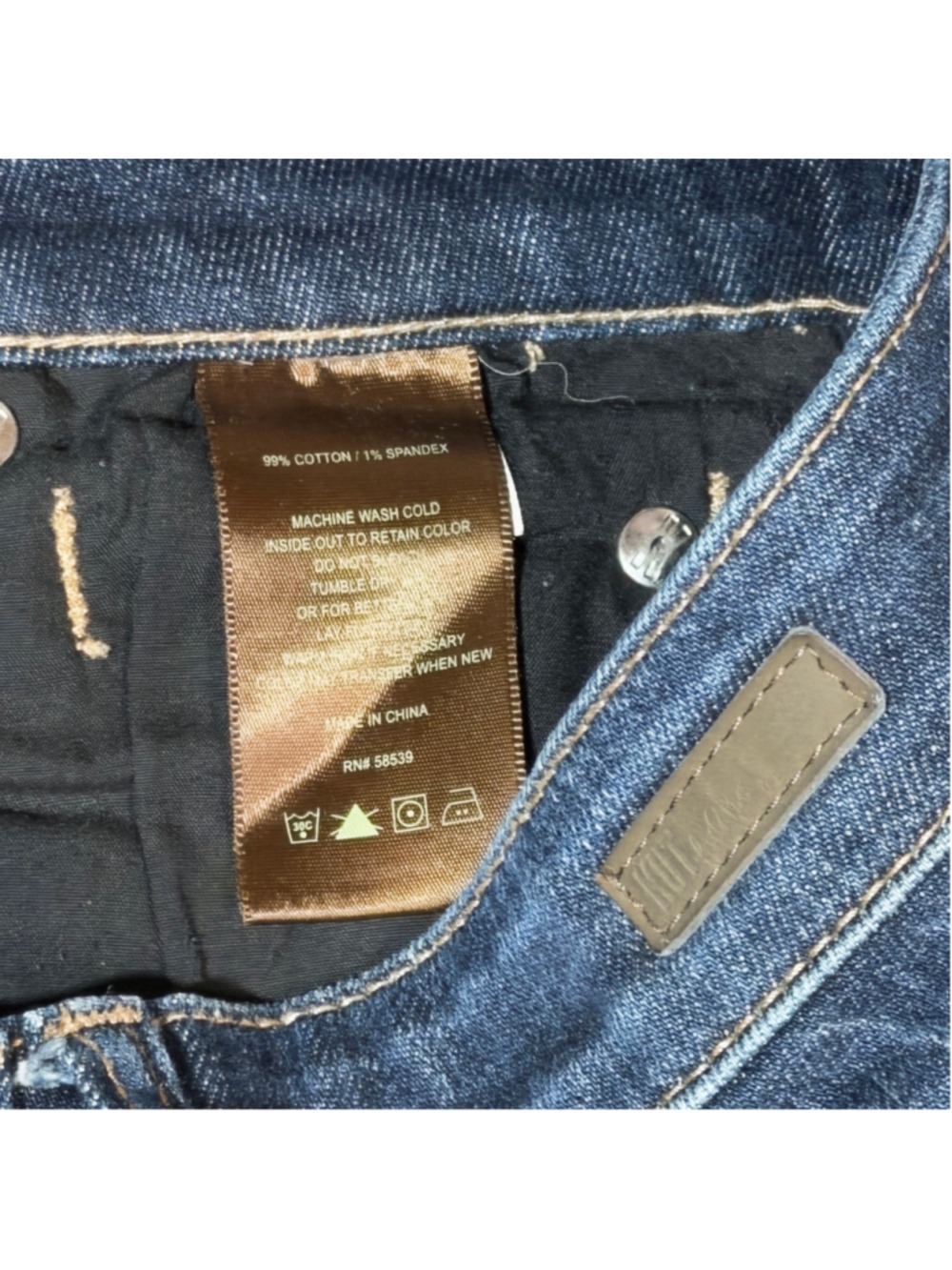 Womens sz 0 Mia Toothpick Skinny Jeans Kut from the Kloth medium/dark Blue Wash - Picture 9 of 9
